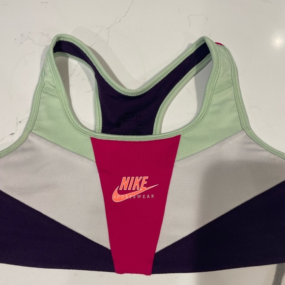 Nike Dri-Fit Women's Colorblock Sports Bra - Picture 2 of 8